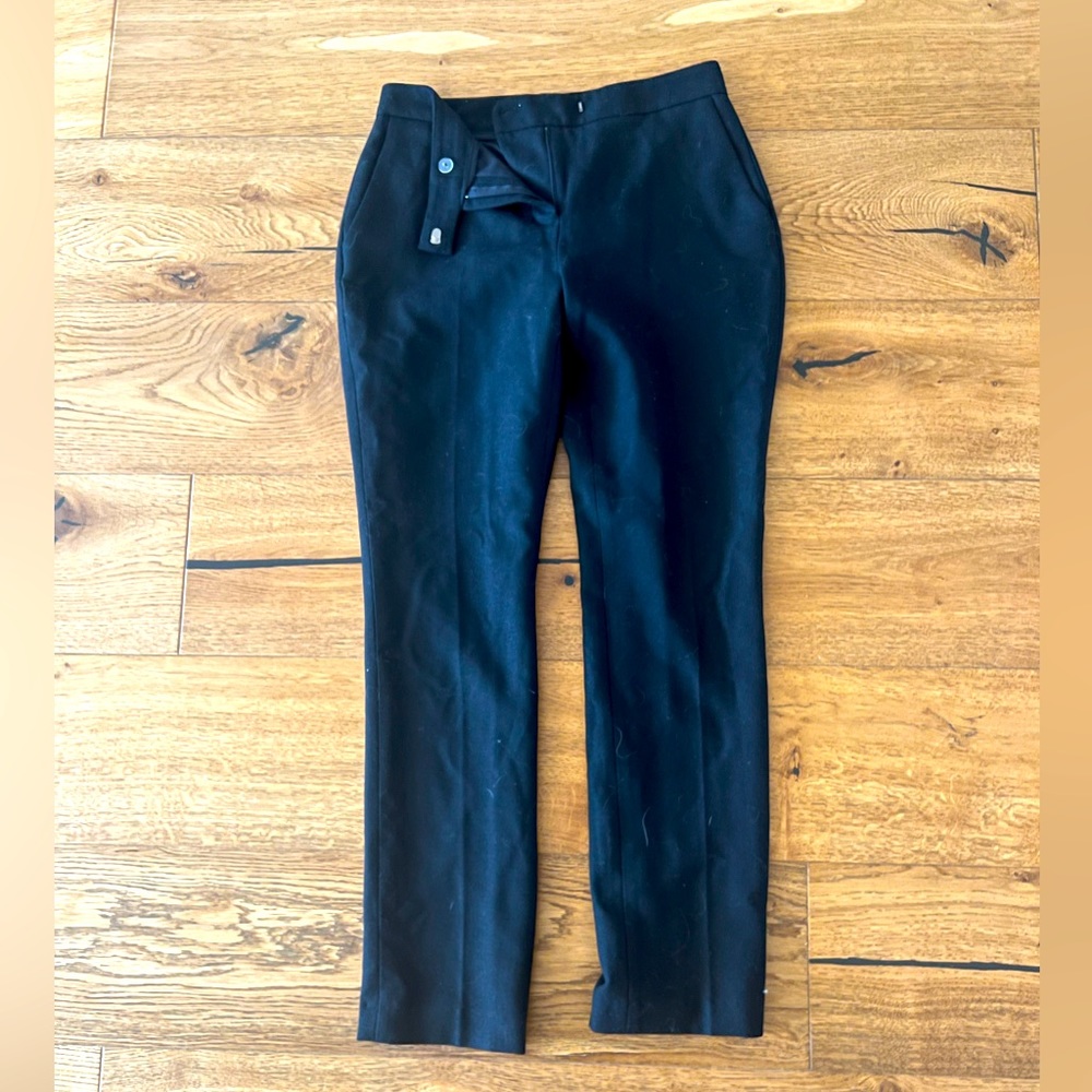 Cropped Iris setlakwe black wool dress pants, size 2